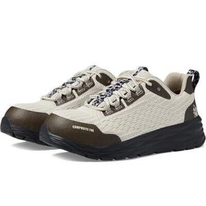 NWB ROCKY  SR Athletix Low Top Comp Toe Safety Work Shoes Beige‎